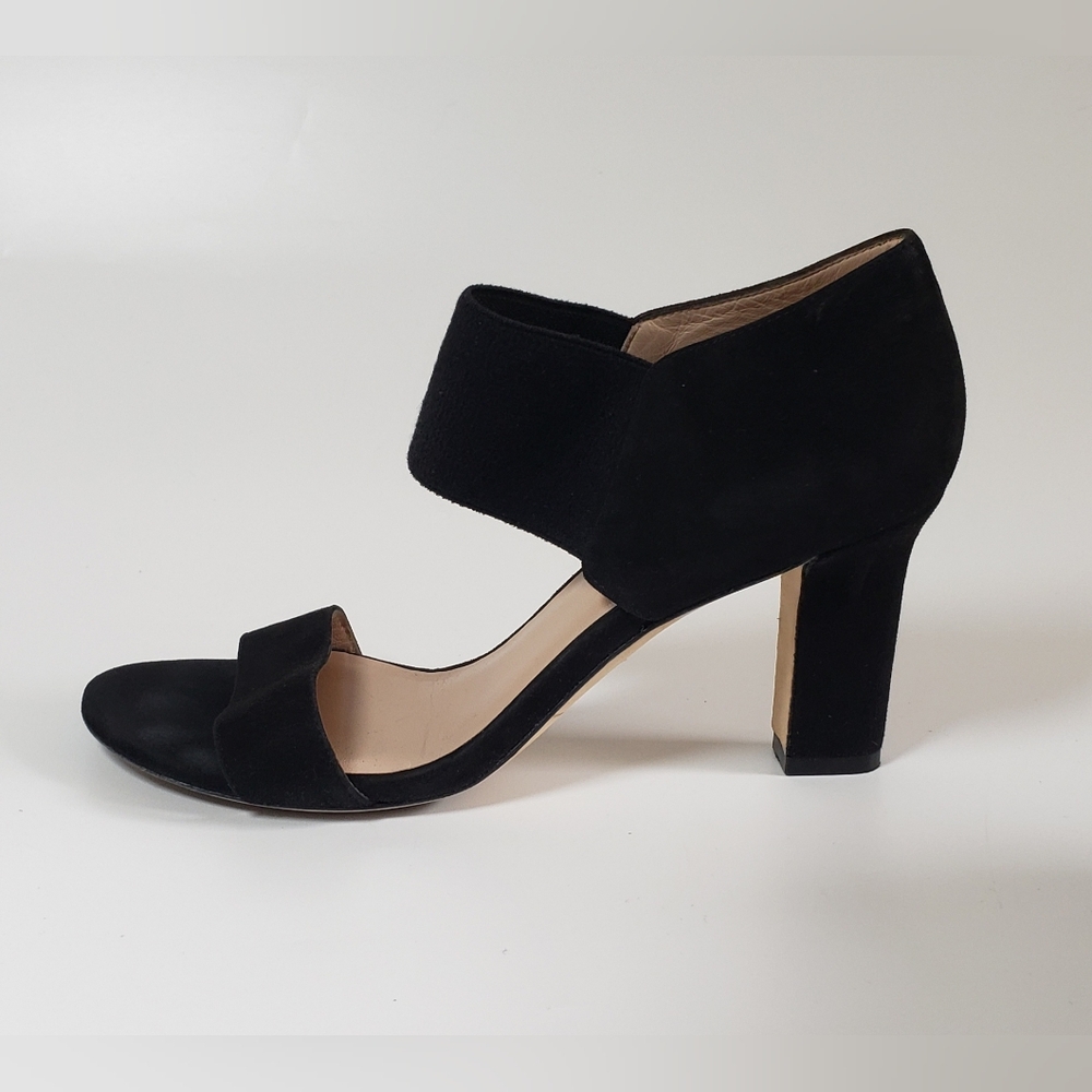 Stuart Weitzman Ezra Black Suede Heels Size 8